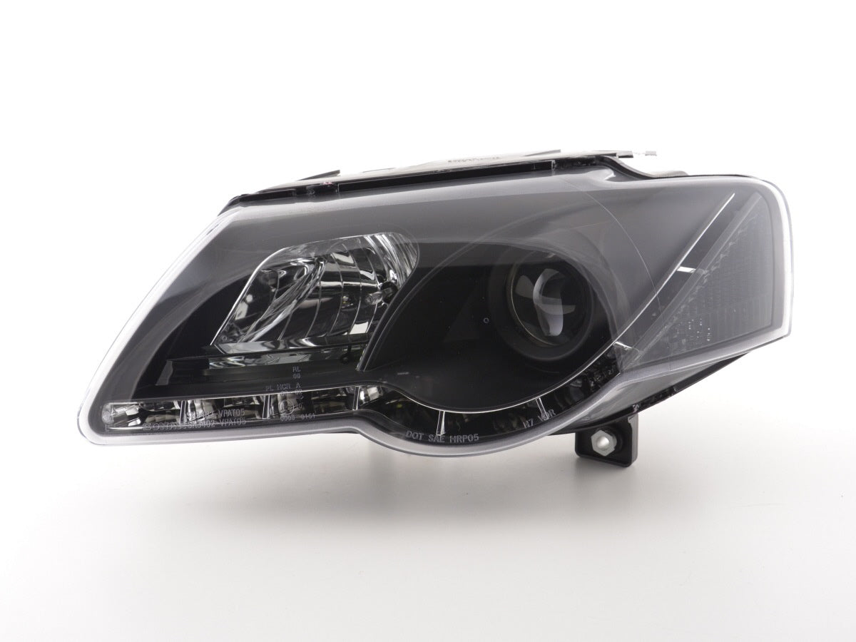 Scheinwerfer Set Daylight LED TFL-Optik VW Passat Typ 3C 05- schwarz für Rechtslenker Scheinwerfer Set Daylight LED TFL-Optik VW Passat Typ 3C 05- schwarz für Rechtslenker